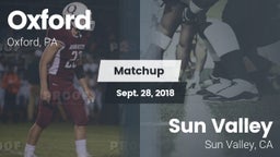 Matchup: Oxford  vs. Sun Valley  2018