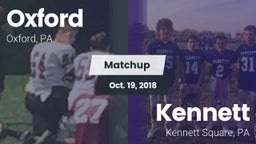 Matchup: Oxford  vs. Kennett  2018