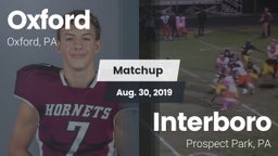 Matchup: Oxford  vs. Interboro  2019