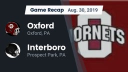 Recap: Oxford  vs. Interboro  2019