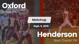 Matchup: Oxford  vs. Henderson  2019