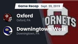 Recap: Oxford  vs. Downingtown West  2019