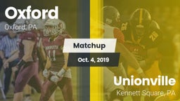 Matchup: Oxford  vs. Unionville  2019
