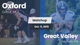 Matchup: Oxford  vs. Great Valley  2019