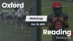 Matchup: Oxford  vs. Reading  2019