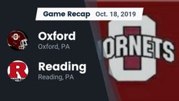 Recap: Oxford  vs. Reading  2019