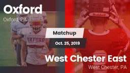 Matchup: Oxford  vs. West Chester East  2019