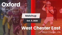 Matchup: Oxford  vs. West Chester East  2020