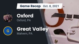 Recap: Oxford  vs. Great Valley  2021