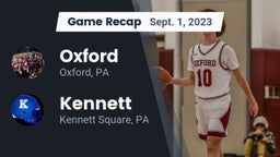 Recap: Oxford  vs. Kennett  2023