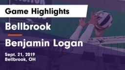 Bellbrook  vs Benjamin Logan  Game Highlights - Sept. 21, 2019