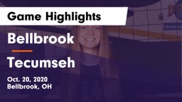 Bellbrook  vs Tecumseh  Game Highlights - Oct. 20, 2020
