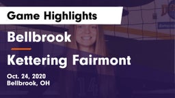 Bellbrook  vs Kettering Fairmont Game Highlights - Oct. 24, 2020