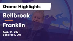 Bellbrook  vs Franklin Game Highlights - Aug. 24, 2021