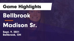 Bellbrook  vs Madison Sr.  Game Highlights - Sept. 9, 2021