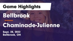 Bellbrook  vs Chaminade-Julienne  Game Highlights - Sept. 28, 2022