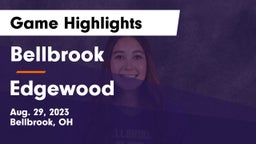 Bellbrook  vs Edgewood  Game Highlights - Aug. 29, 2023