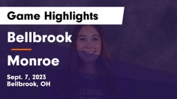 Bellbrook  vs Monroe  Game Highlights - Sept. 7, 2023