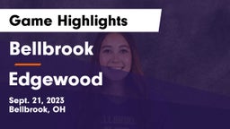 Bellbrook  vs Edgewood  Game Highlights - Sept. 21, 2023