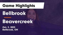 Bellbrook  vs Beavercreek  Game Highlights - Oct. 2, 2023