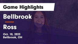 Bellbrook  vs Ross  Game Highlights - Oct. 10, 2023