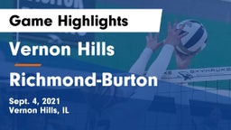 Vernon Hills  vs Richmond-Burton Game Highlights - Sept. 4, 2021