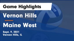 Vernon Hills  vs Maine West  Game Highlights - Sept. 9, 2021
