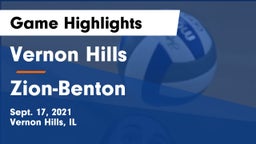 Vernon Hills  vs Zion-Benton  Game Highlights - Sept. 17, 2021