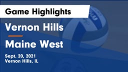 Vernon Hills  vs Maine West  Game Highlights - Sept. 20, 2021