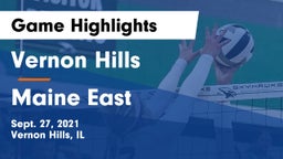 Vernon Hills  vs Maine East  Game Highlights - Sept. 27, 2021