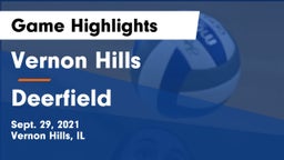 Vernon Hills  vs Deerfield  Game Highlights - Sept. 29, 2021