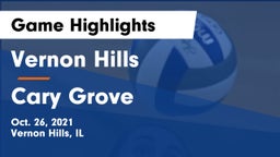 Vernon Hills  vs Cary Grove  Game Highlights - Oct. 26, 2021