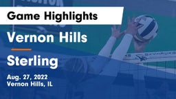 Vernon Hills  vs Sterling  Game Highlights - Aug. 27, 2022