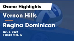 Vernon Hills  vs Regina Dominican Game Highlights - Oct. 6, 2022