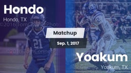 Matchup: Hondo  vs. Yoakum  2017