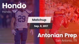 Matchup: Hondo  vs. Antonian Prep  2017