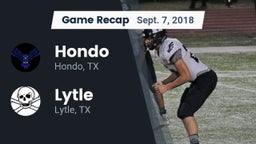 Recap: Hondo  vs. Lytle  2018