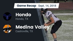 Recap: Hondo  vs. Medina Valley  2018