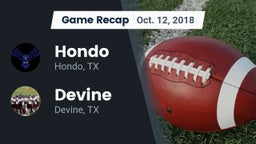 Recap: Hondo  vs. Devine  2018