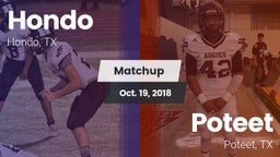 Matchup: Hondo  vs. Poteet  2018