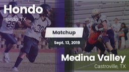 Matchup: Hondo  vs. Medina Valley  2019