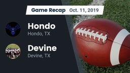 Recap: Hondo  vs. Devine  2019