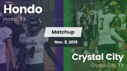 Matchup: Hondo  vs. Crystal City  2019