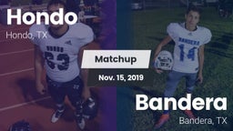 Matchup: Hondo  vs. Bandera  2019