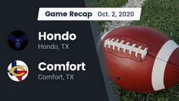Recap: Hondo  vs. Comfort  2020