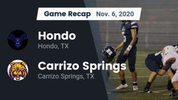 Recap: Hondo  vs. Carrizo Springs  2020