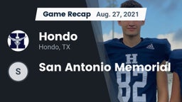Recap: Hondo  vs. San Antonio Memorial 2021