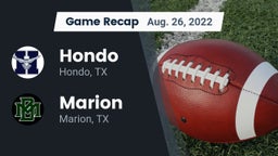 Recap: Hondo  vs. Marion  2022