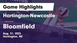 Hartington-Newcastle  vs Bloomfield  Game Highlights - Aug. 31, 2023