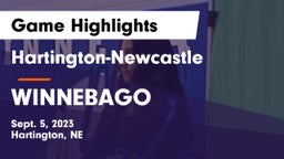 Hartington-Newcastle  vs WINNEBAGO Game Highlights - Sept. 5, 2023